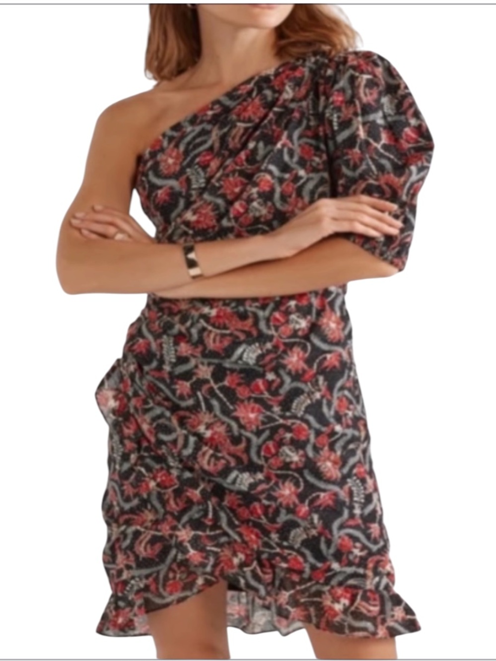 Isabel Marant Etoile 100% Cotton Floral Mini Print Dress Size 6/8